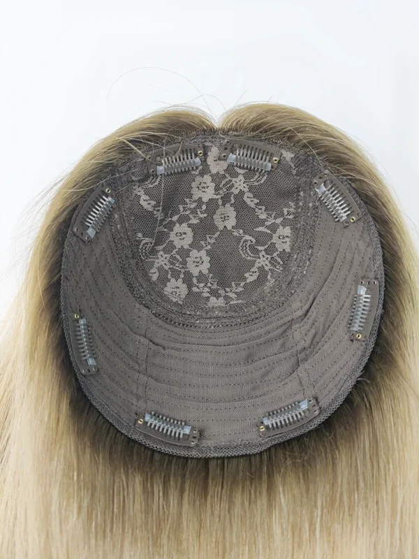 silk topper ombre blonde hair