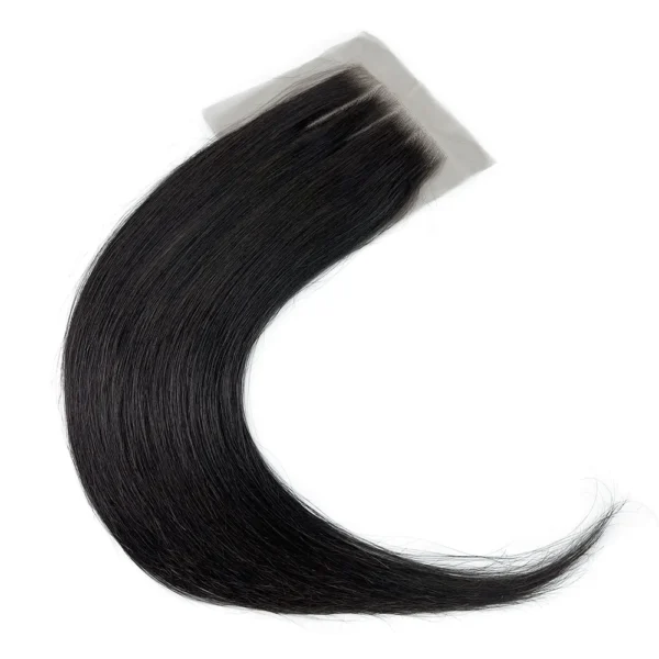 Indian Straight Hair 4x4 Lace Hand Tie Lace Closure