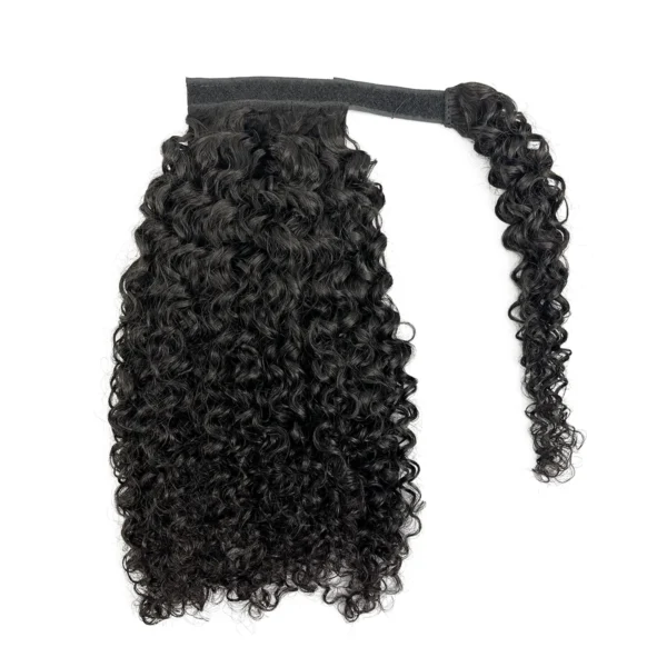 indian jerry curl ponytail human hair