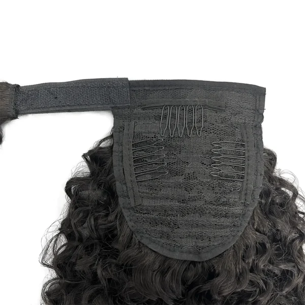 indian jerry curl ponytail human hair